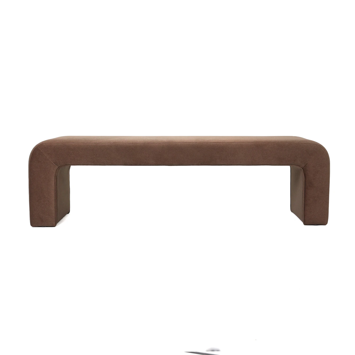 Eco-Friendly Modern Tufted Entry Shoe Bench Soft Fabric Ottoman Stool for Living Room Bedroom Home Furniture