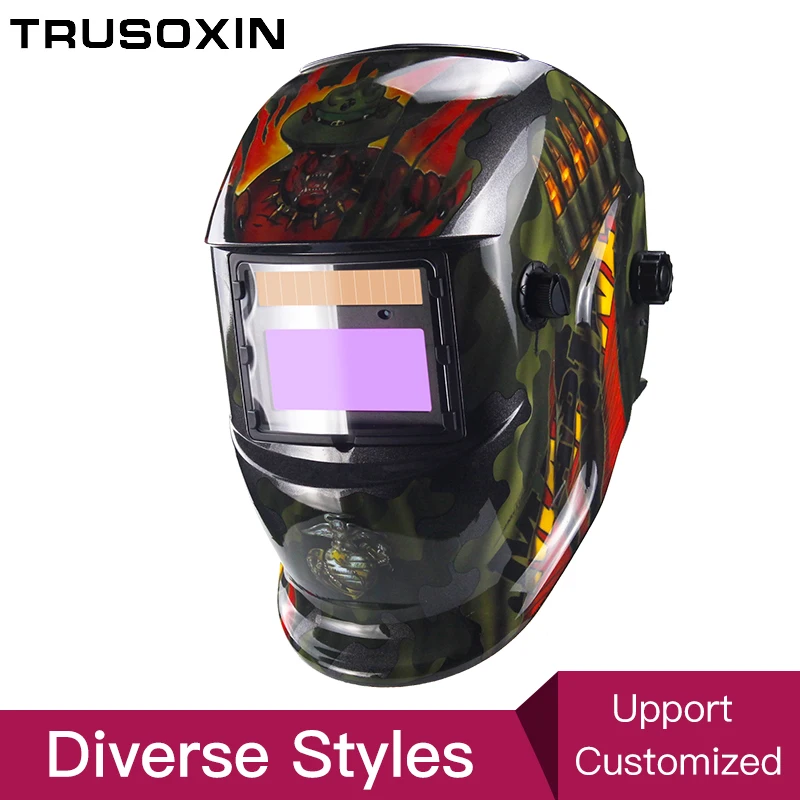 Solar Auto Darkening Electric True color Wlding Mask/Welder Cap/Welding Lens/ Mask for Welding Machine and Plasma Cutting Tool