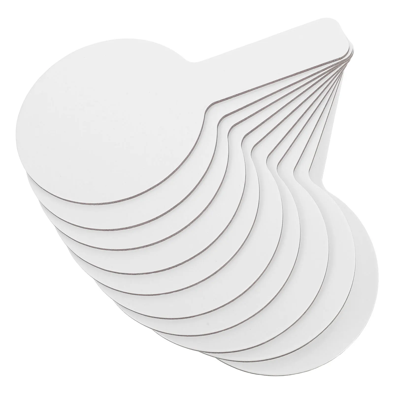 

10Pcs Handheld Double-Sided Dry Erase Whiteboards Portable Classroom Voting Paddle Mini White Board for Kids Students