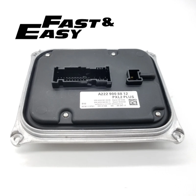 

OEM A222 900 88 12 А 2229008812 Модуль драйвера светодиодной фары, компьютерный балласт ECU для Mercedes-Benz C E S Class 2016-