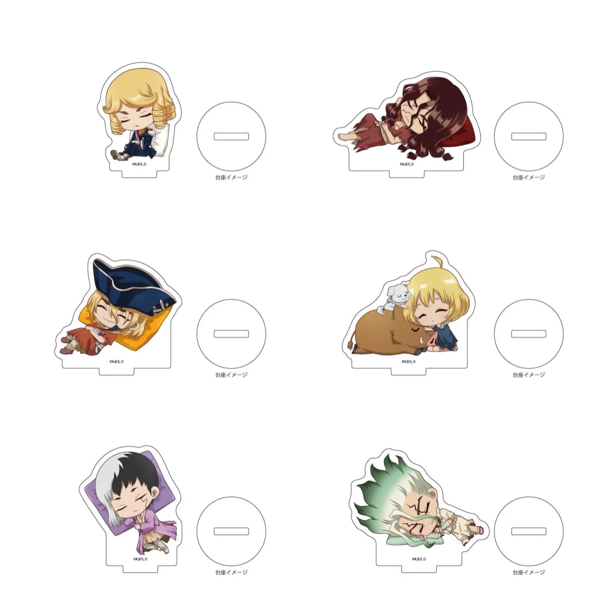 Anime Dr-STONE Acrylic Mini Stand Figure Stand Model Plate Cosplay Prop Decor Cartoons Present Firend Gifts