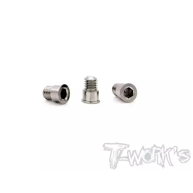 Original TP-117 64 Titanium Upper Deck Screw ( For Awesomatix A800MMX/ A800FX ) 3pcs. Professional Rc part