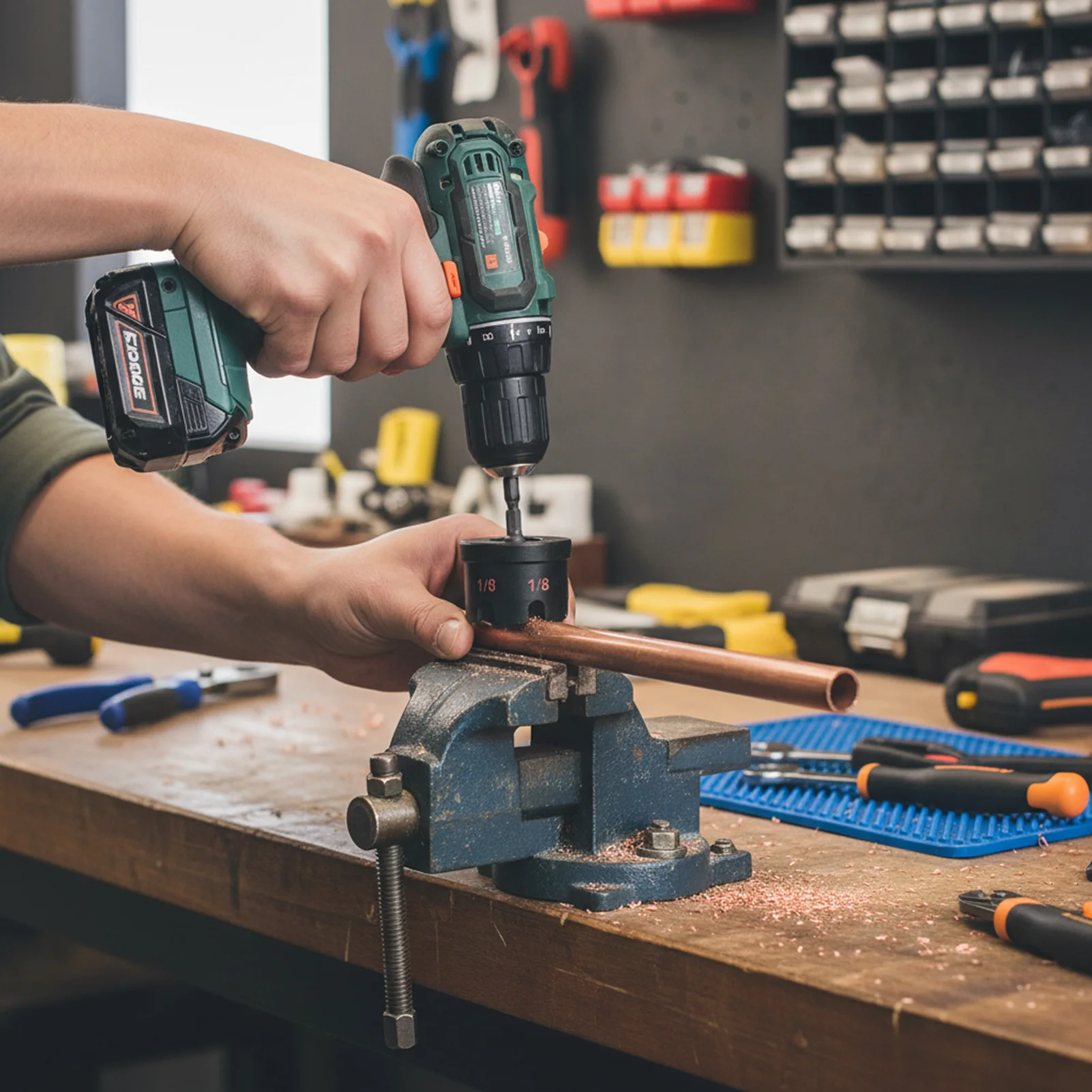 

Многофункциональное сверло-головка для гаек из прочной легированной стали для электродрели, быстросъемный инструмент