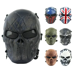 Tactical Full Face Protective Mask Halloween Masquerade War Game Shooting Equipment Military Hunting Airsoft Paintball Masks