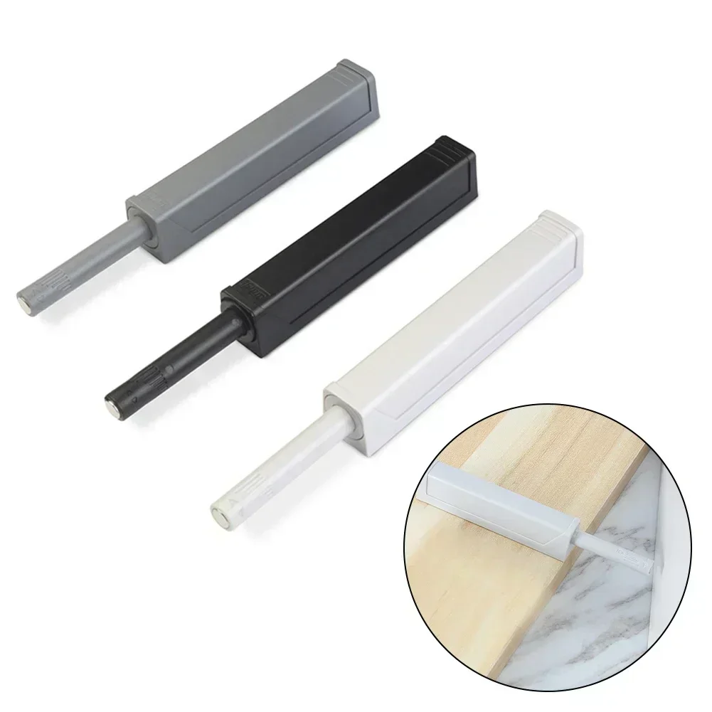 Kitchen Cabinet Door Catch Push to open Mechanism With Magnetic Tip Spring loaded Plunger for a Sleek Handle less Look