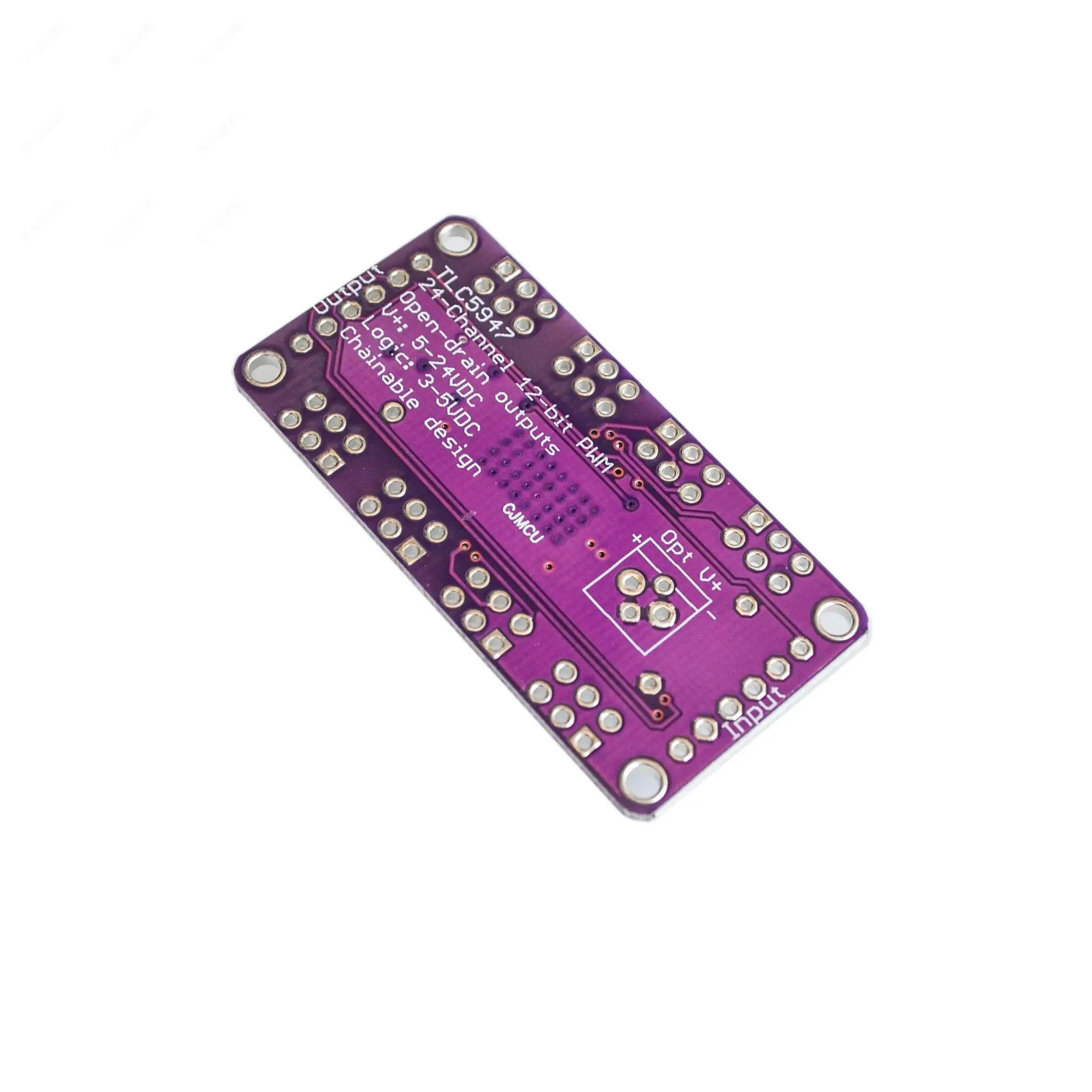 Imagem -02 - Pwm Led Driver Module com Oscilador Interno 35.5v Tlc5947 12-bit 24-channel