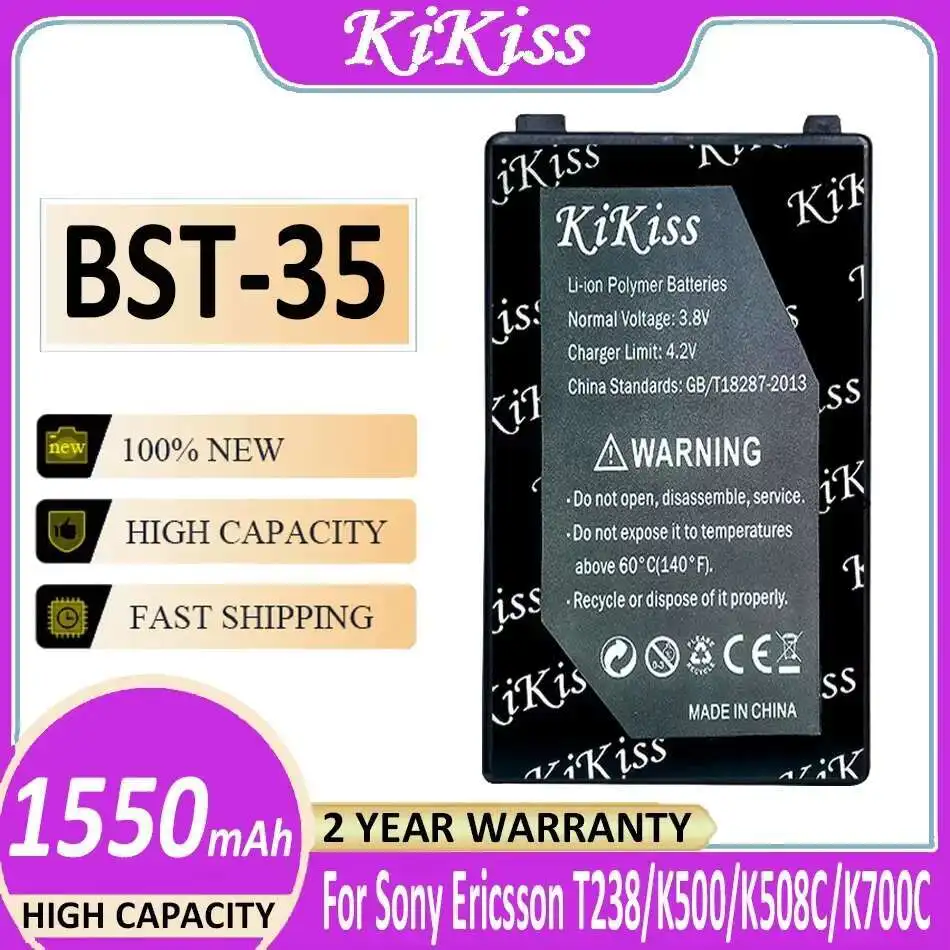 

Mobile Phone Battery Bst-35 Premium Replacement 1550mAh For Sony Ericsson T238 K500 K508C K700C