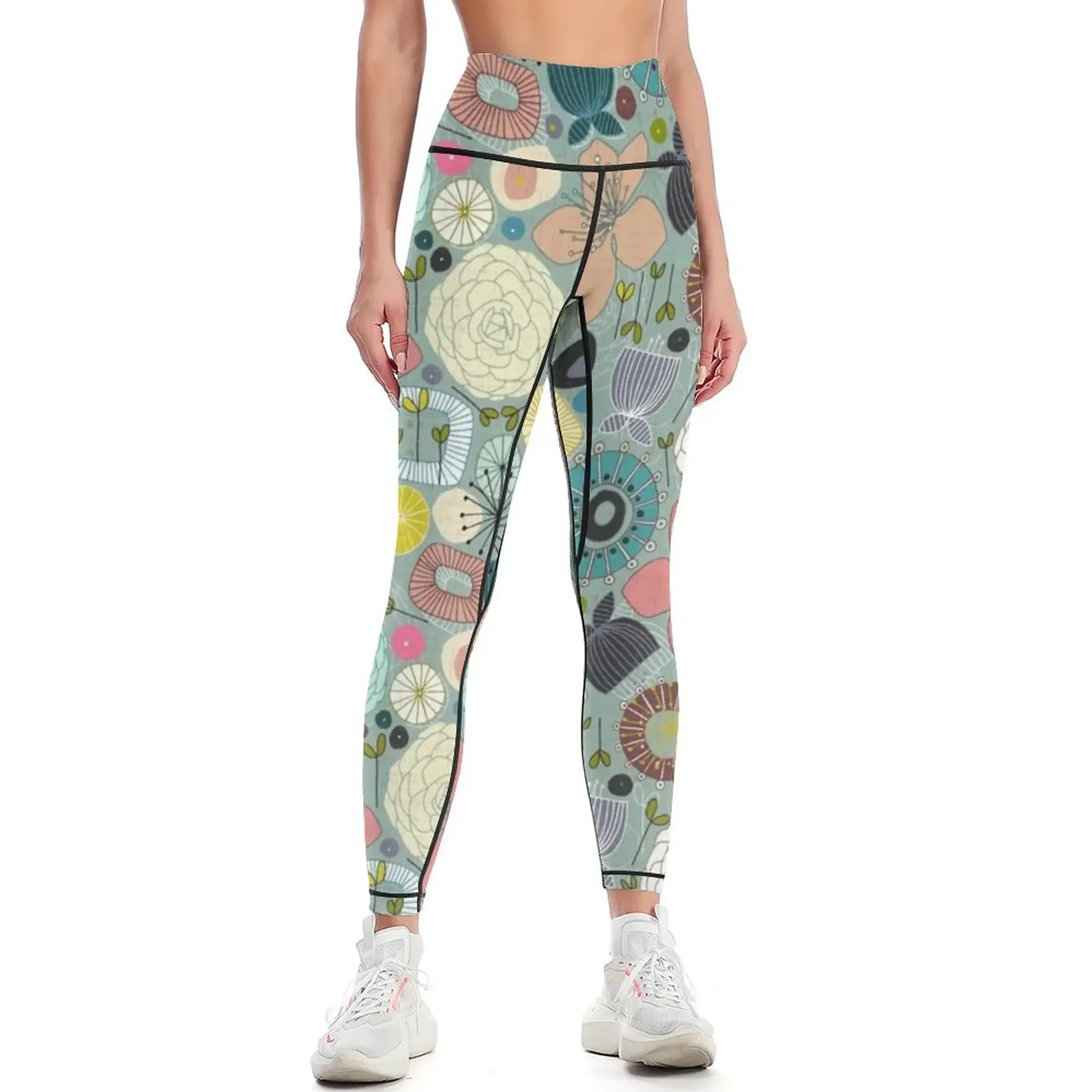 oriental blooms Leggings push up tights for gym's clothing Clothing fitness Womens Leggings