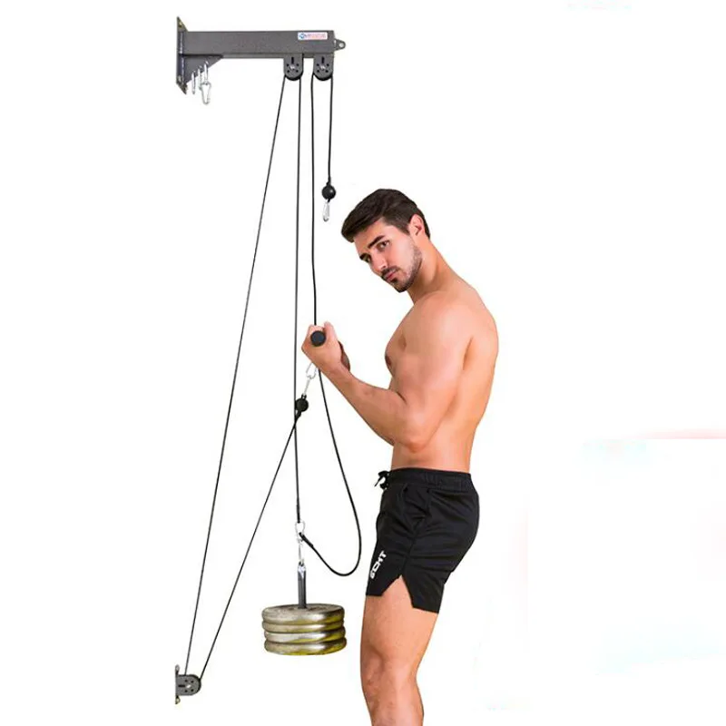 DIY wall comprehensive fitness muscle trainer big flying bird, high down low pull wide back shoulder clip chest sports goods