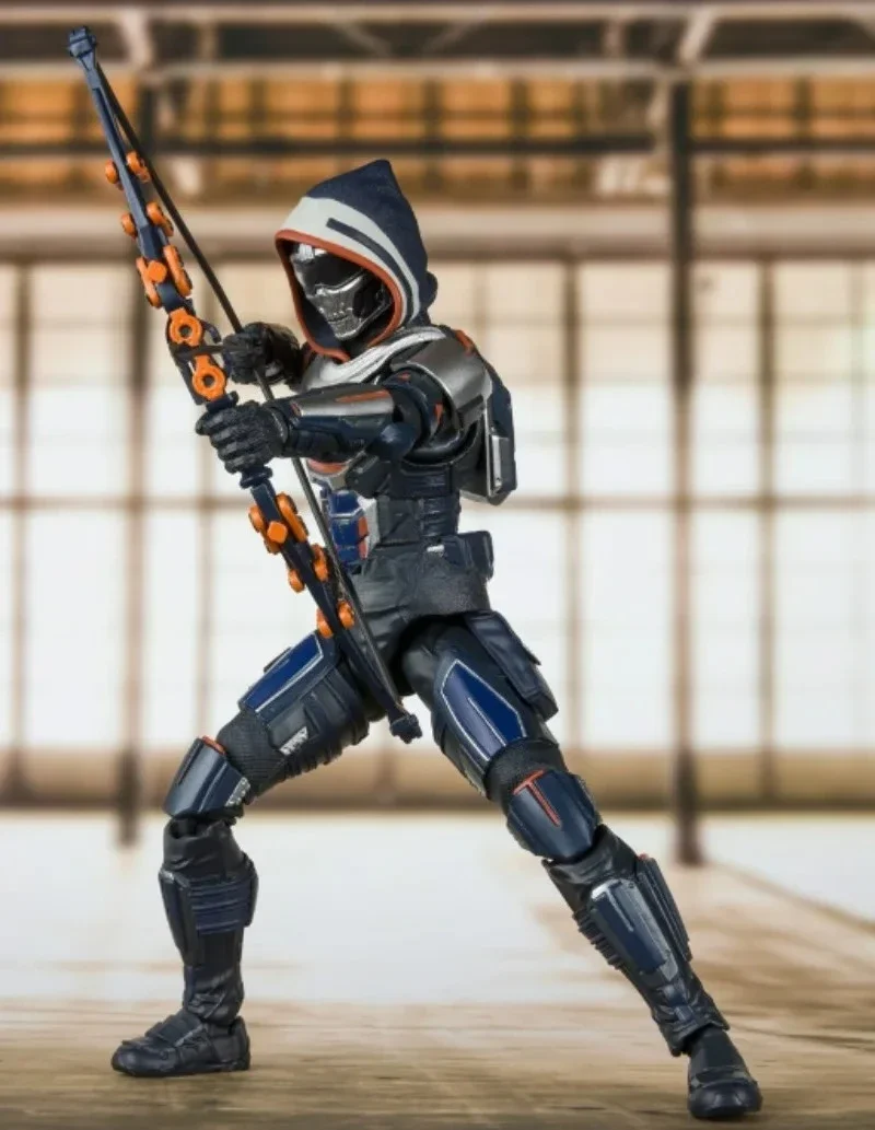 

100% Original Bandai Anime Related Decoration Toy Shf Black Widow Taskmaster Collection Model
