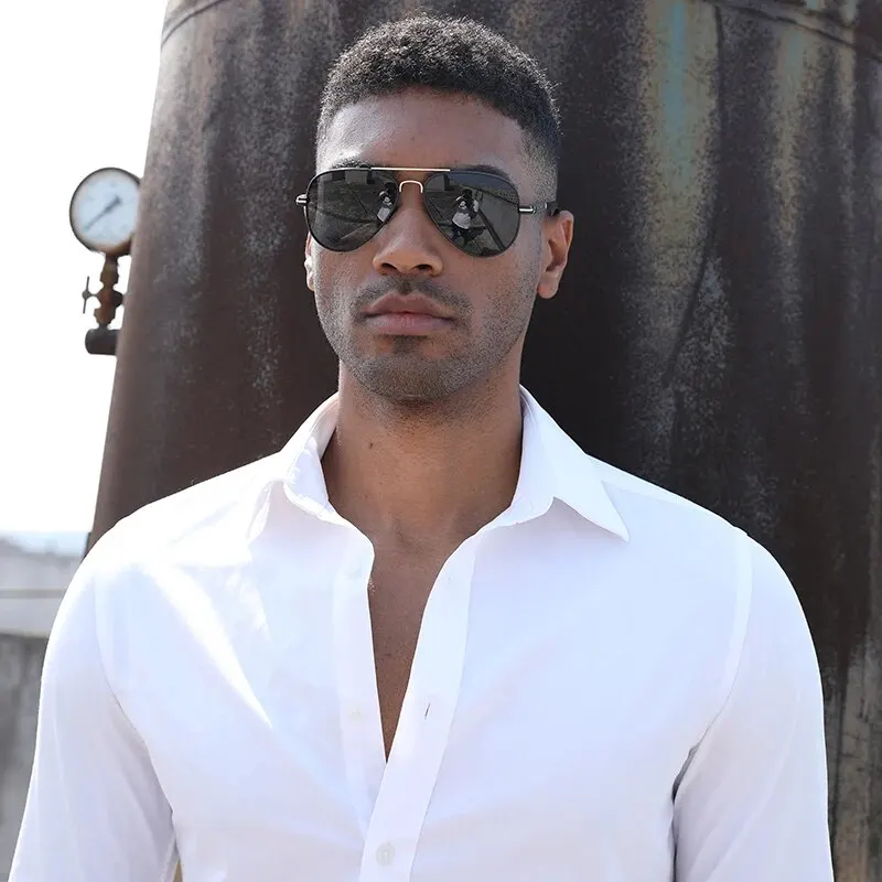 BARCUR Polarisierte Herren-Sonnenbrille, Piloten-Sonnenbrille für Herren, Zubehör, Fahren, Angeln, Wandern, Brillen, Oculos Gafas De Sol