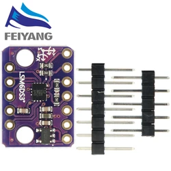 GY-LSM6DS3 Accelerometer Gyro Embedded Digital Temperature Sensor Board SPI IIC I2C Interface Breakout Module LSM6DS3