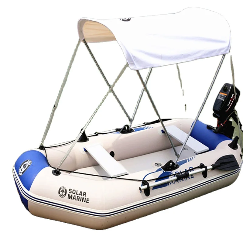 เต็นท์กันแดดพับได้ Solarmarine สำหรับเรือตกปลา เรือคายัคแบบเป่าลม ป้องกันฝน