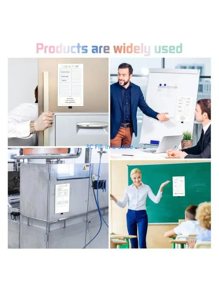 

G8TA 3x8Inch Notepads, Kitchen Fridge Memopad Fruit Print Writing Pad