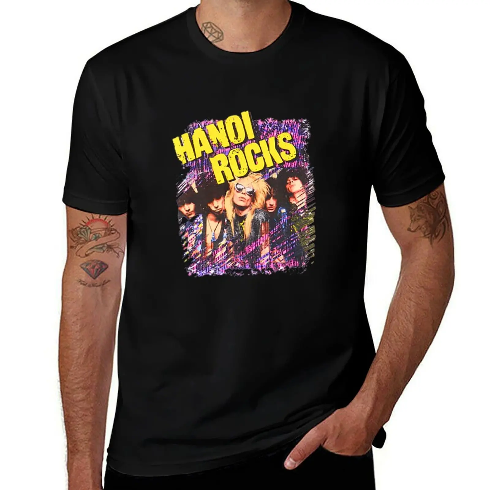 hanoi rocks T-Shirt Fashion Simple Casual Tee Shirt T-Shirt