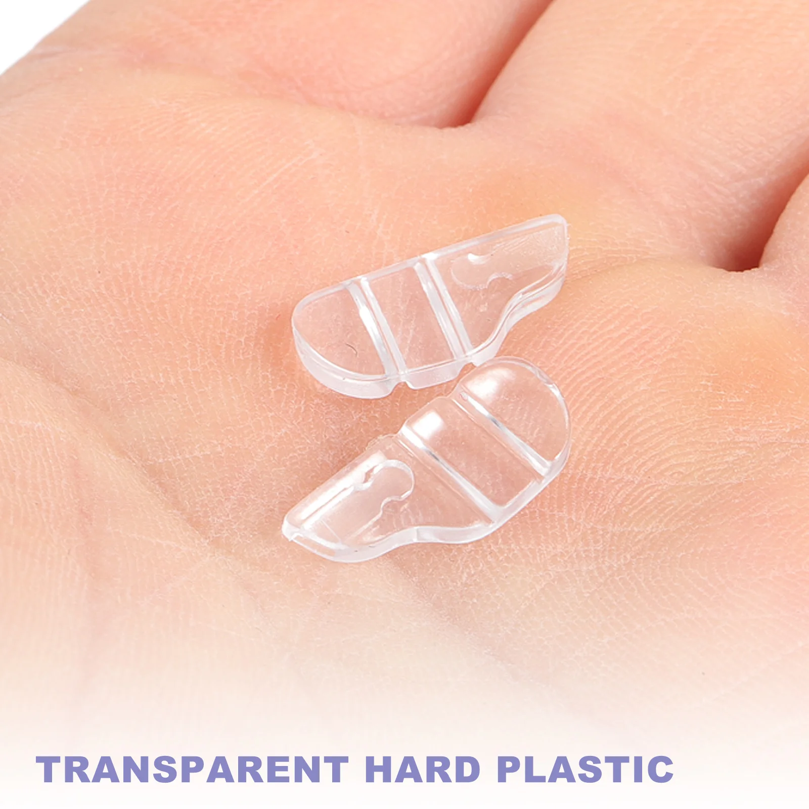 

Comfortable Eyeglass Nose Pads Hard Glue Cushions Transparent Air Bag Reusable Nonslip Glasses Accessories Frame Pad Suitable