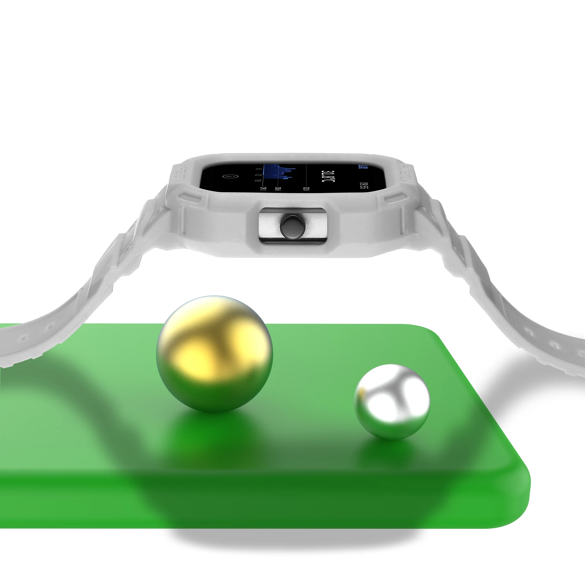 TPU สายรัดข้อมือ Edge Shell อุปกรณ์ป้องกันฝาครอบสำหรับ Amazfit GTS 2/3/4สมาร์ทวอท์ชสายคล้อง GTS2 GTS3 GTS4 Band สายรัดข้อมือกันชน