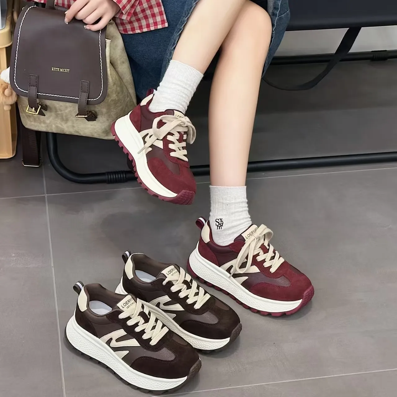 

Высококачественные повседневные кроссовки для женщин, однотонные модные весенне-осенние спортивные кроссовки для женщин, новый дизайнер Zapatos De Mujer