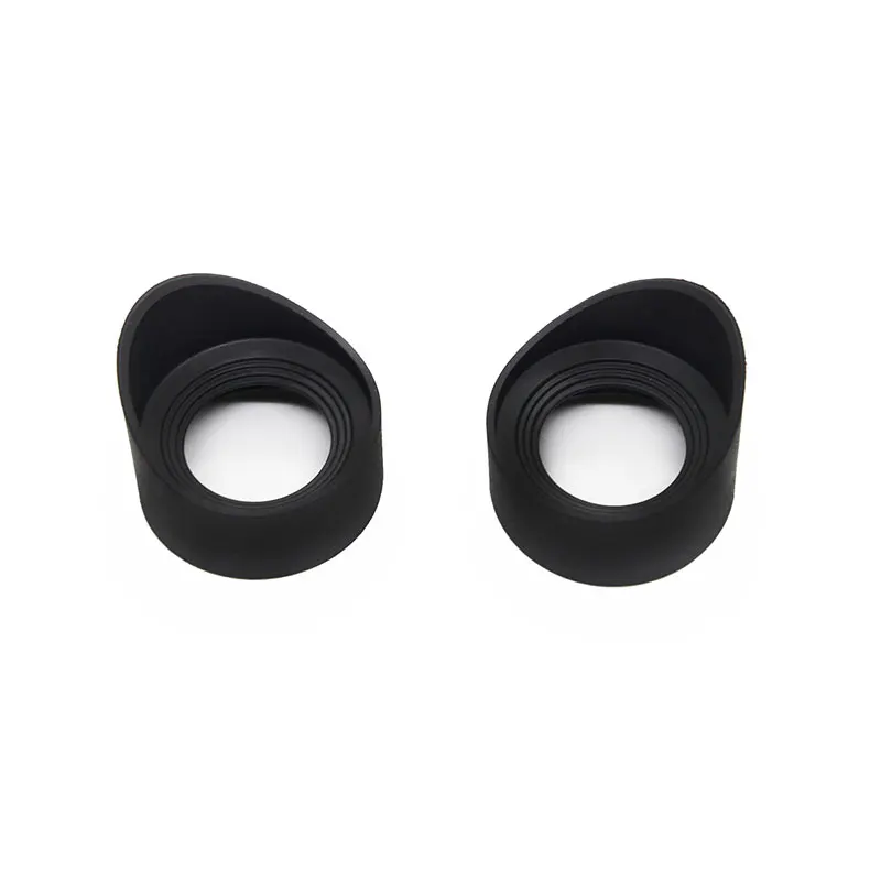 2PCS Telescope Monocular Binoculars Biological Stereo Microscope Rubber  Eyepiece Eye Cups Caps Eye Guards Cylinder Foldable