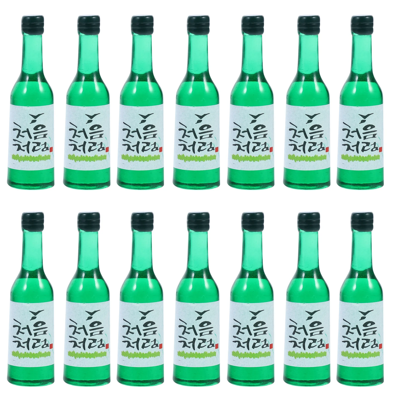 

15pcs Korean Style Mini Wine Bottles Resin Decorative Ornaments For Mini Desktop Micro Landscape Decorations