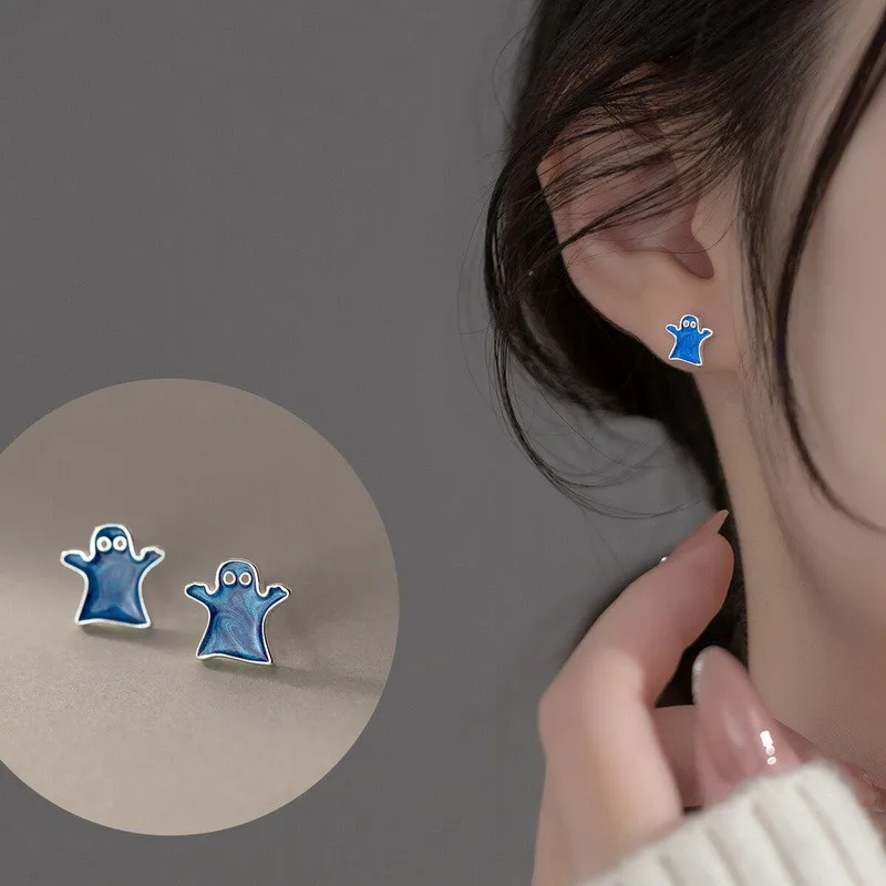 2023 Neue Lustige Kleine Schwarze Katzen-Ohrringe für Frauen, Modische Niedliche Tier-Ohrstecker, Mode-Party-Schmuck, Geschenke, Großhandel – Detail 13