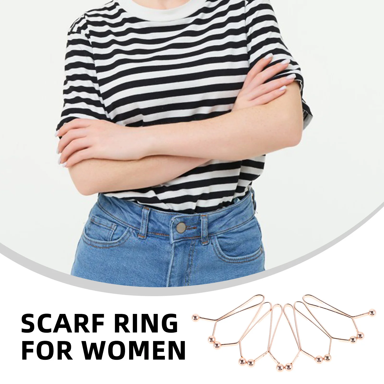 

10Pcs Hijab Pins Scarf Clips Metal Multi-Function Headscarf Clip Shawl Pin Waist Tightener Clip Scarf Accessories for Women