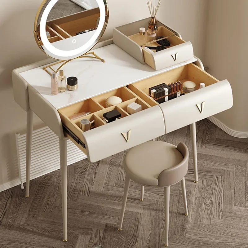 

Bedroom Storage Dressing Table Drawer Luxury Makeup Nordic Dressing Table Mirror Girl Coiffeuse De Chambre Home Furniture