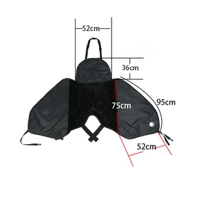 Capa universal para pernas, scooters, motocicleta, chuva, vento, umidade fria, clima, à prova de vento, colcha de inverno para honda, peugeot, yamaha, peças 12 principais vendas capa de chuva honda - №1