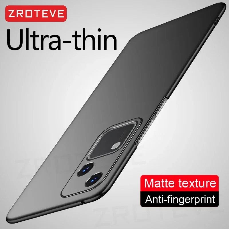 Für VivoV30 Fall ZROTEVE Ultra Dünne Harte PC Matte Abdeckung Für VIVO V30 V40 Pro V30Pro VivoV40 Globale Stoßfest Telefon Fällen