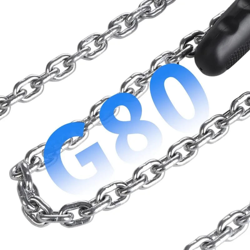 Mini talha de corrente com alavanca de 1/2 tonelada, pequeno vem junto com 1100 libras e elevador de 5 pés, pesa apenas 5,8 libras