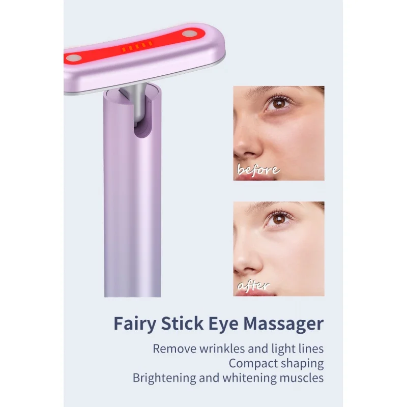 Beauty Care Rotatable Led Light Wall Eye Face Lift Ems Vibration Red Light Anti Aging Therapy Wall