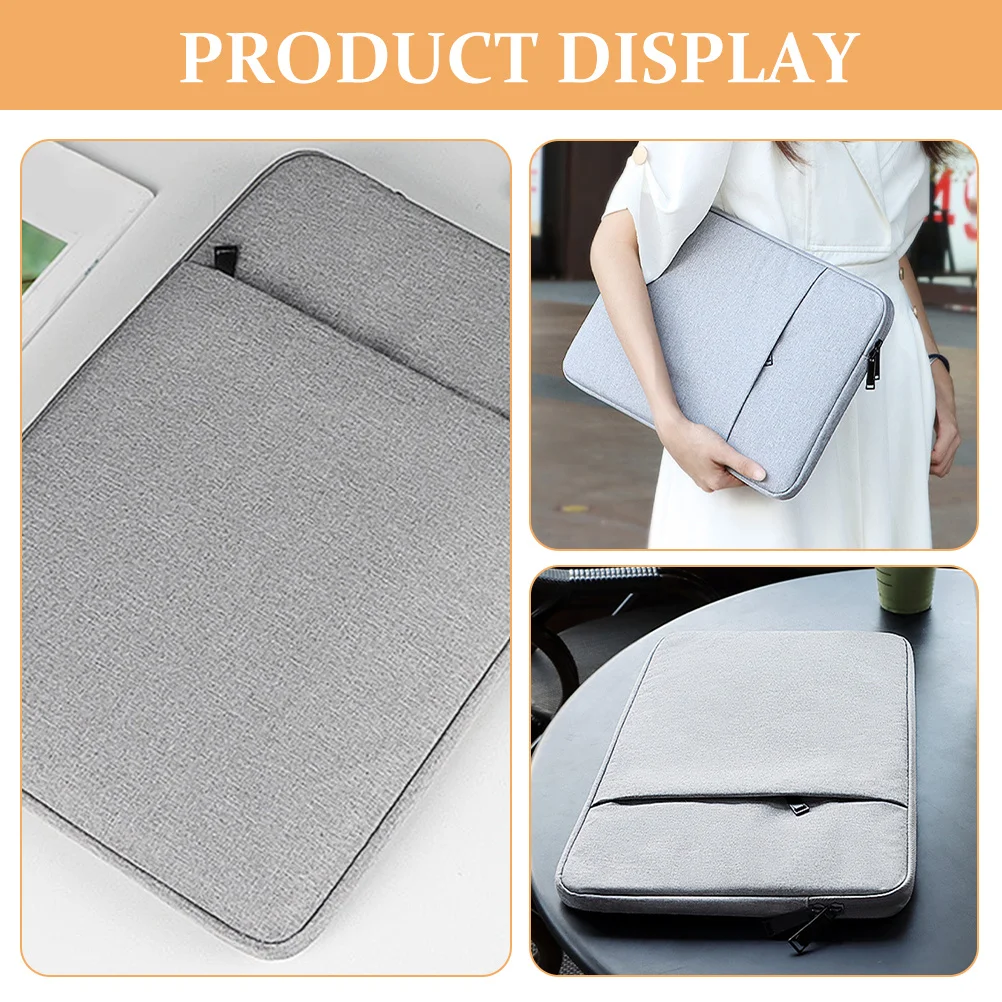 

Laptop Sleeve 14.1-15.4 Inch Durable Protective Laptop Case Carrying Bag Travel Computer Cover Soft Lining Computer Handbag