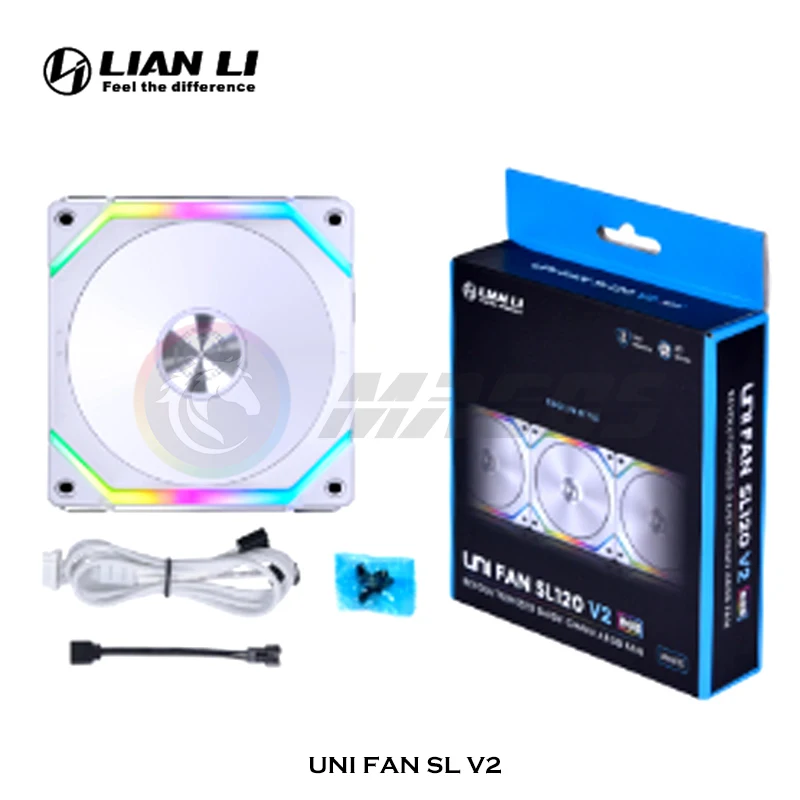 Lian Li UNI FAN SL 120 V2 140 V2 Forward & Reverse Blade ARGB Fan Kit 10% Performance Upgrade L-Connect 3 Control 1/3 Packs