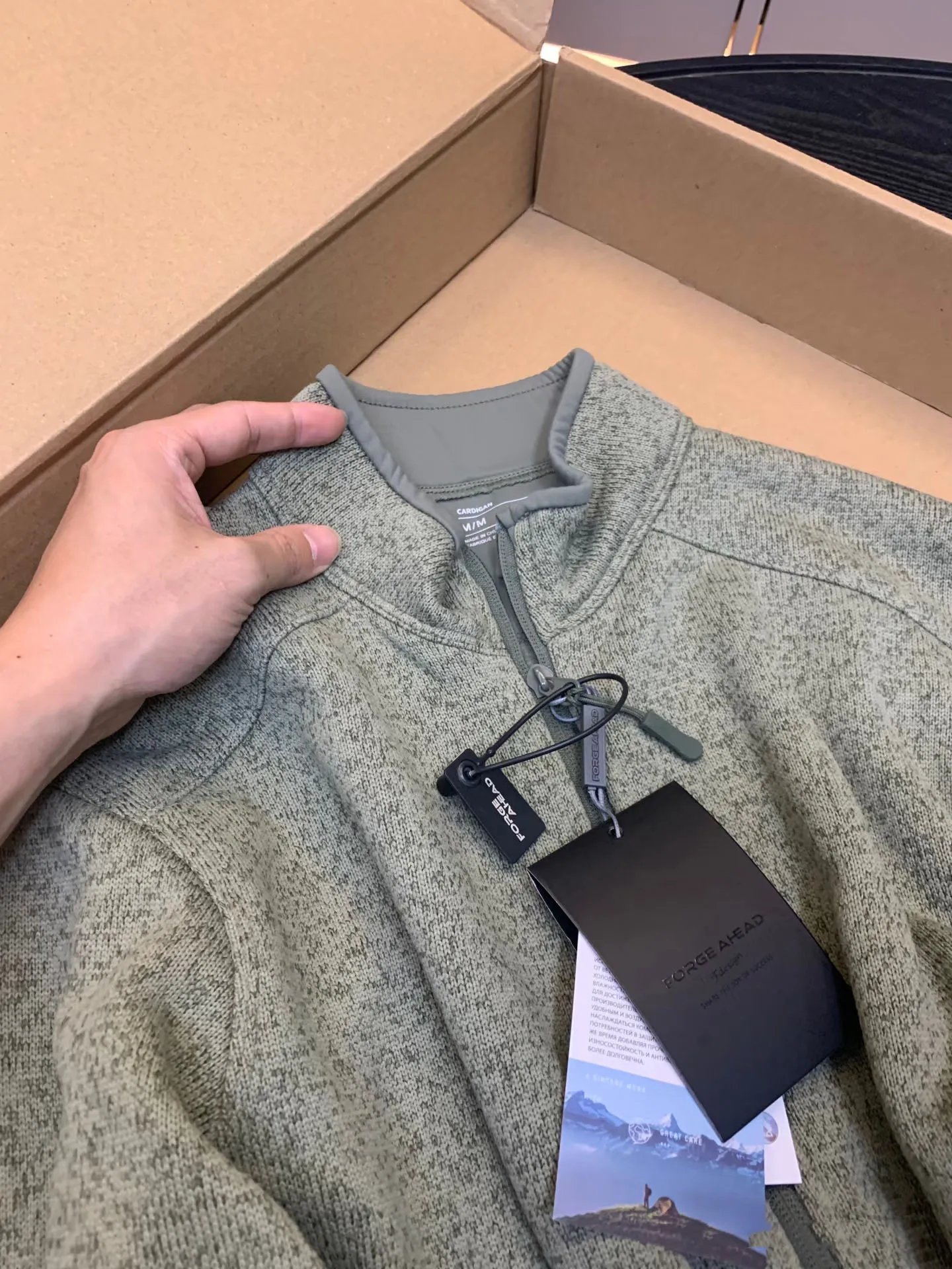 Outdoor Cleanfit Fleece Jacket Zipper Opening Sports Coat for Couples Stand Collar Loose Fit Regular Length Outdoor Gear