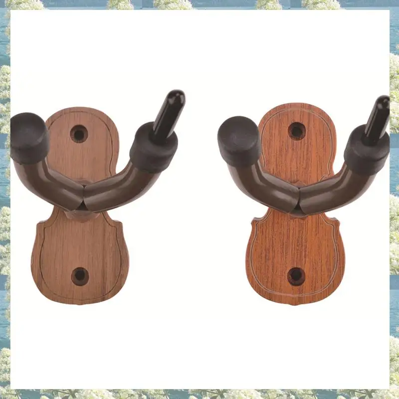 

10X New Wall Mount Violin Hanger Hook With Bow Holder For Home & Studio(Mahogany)