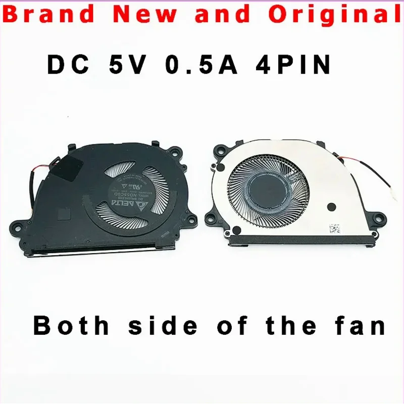 New laptop fan cooler radiator for Samsung np930qed np730qed nd55c0d 21g2 3 BA31-00216A nd75c92 21g0 1 BA31-00211A dc5v 0.5A 4pi