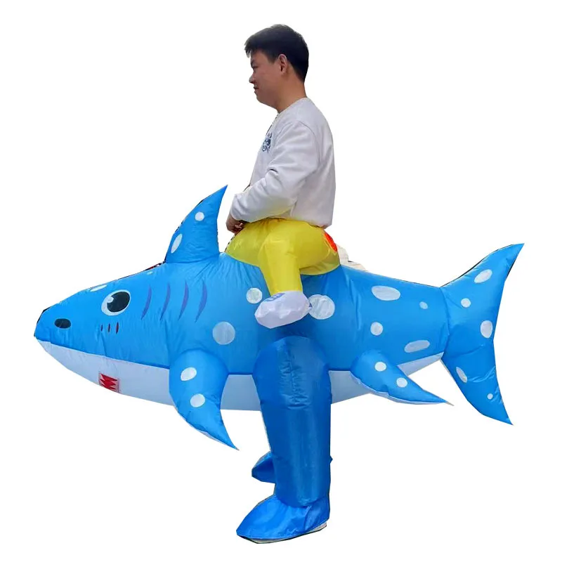 inflate sea animal Cosplay wearable adult animal inflatable shark costume Halloween Adult Walking animal