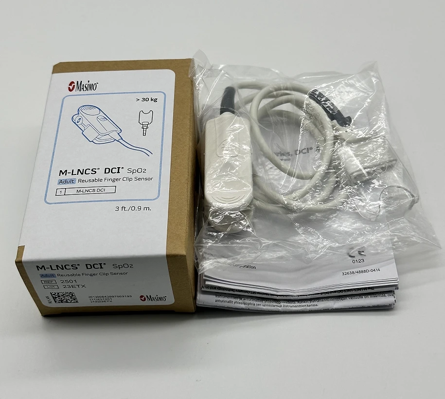 2501 Masimo M-LNCE DCI Reusable Finger Clip Sensor New Original