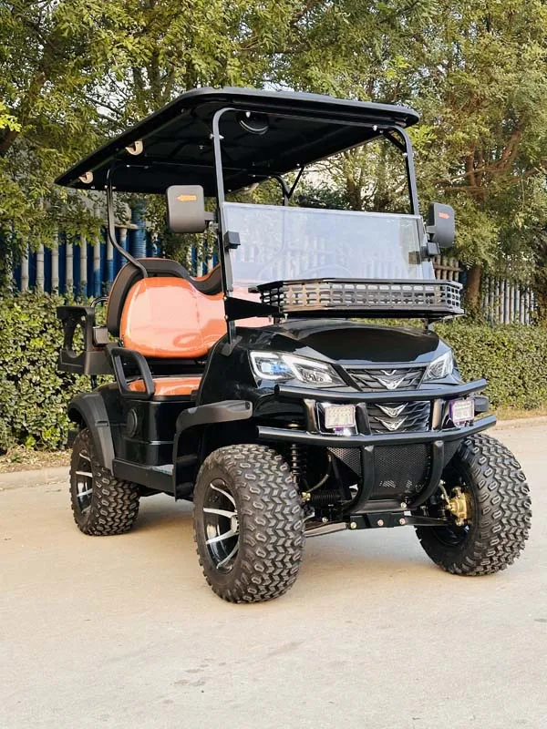 2 4 6 مقاعد عربات الغولف الكهربائية على الطرق الوعرة عربات التي تجرها الدواب سيارة بطارية الطاقة عربة الغولف #2