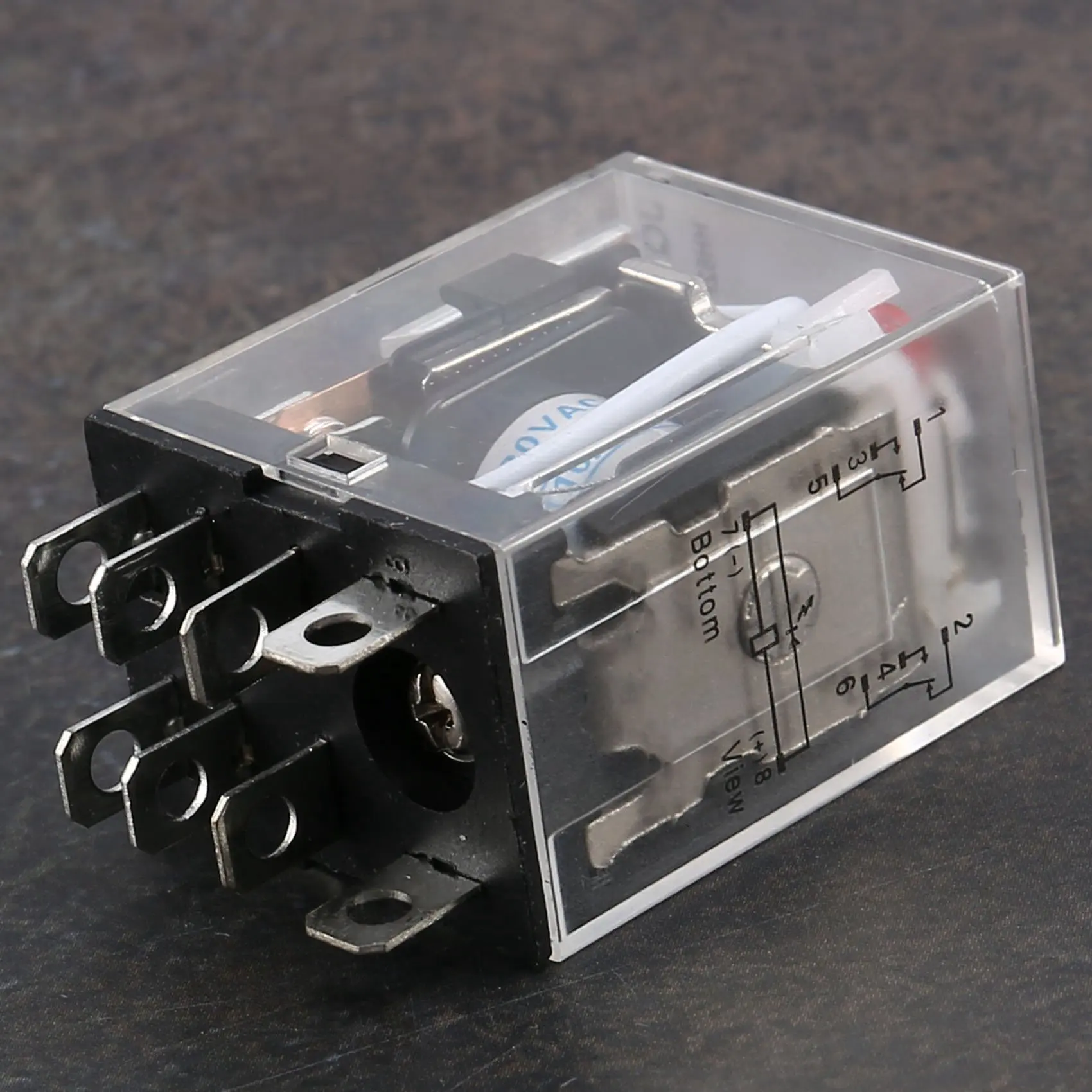 A77I JQX-13FL AC 110V Coil DPDT 8-Pin 8P Relay Daya Elektromagnetik