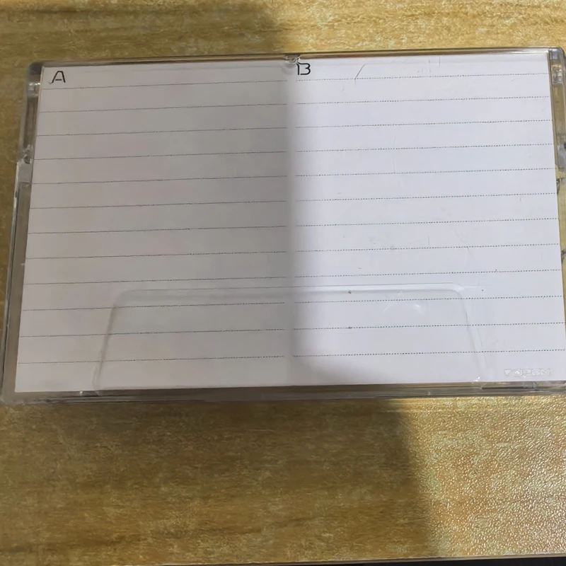 1PCS 120 Minutes Blank Tape New High Clarity Magnetic Audio Tape Standard Cassette Blank Tape Tape Recorder Tapes