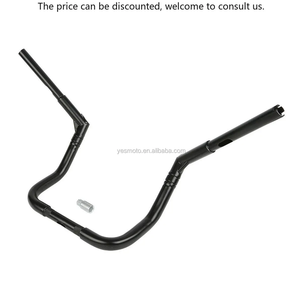 

Motorcycle Handlebar 12" Rise 1 1/4" Handlebar For Harley Electra Street Glide Ultra Limited 2014 2015 2016 2017 2018 2019 2020