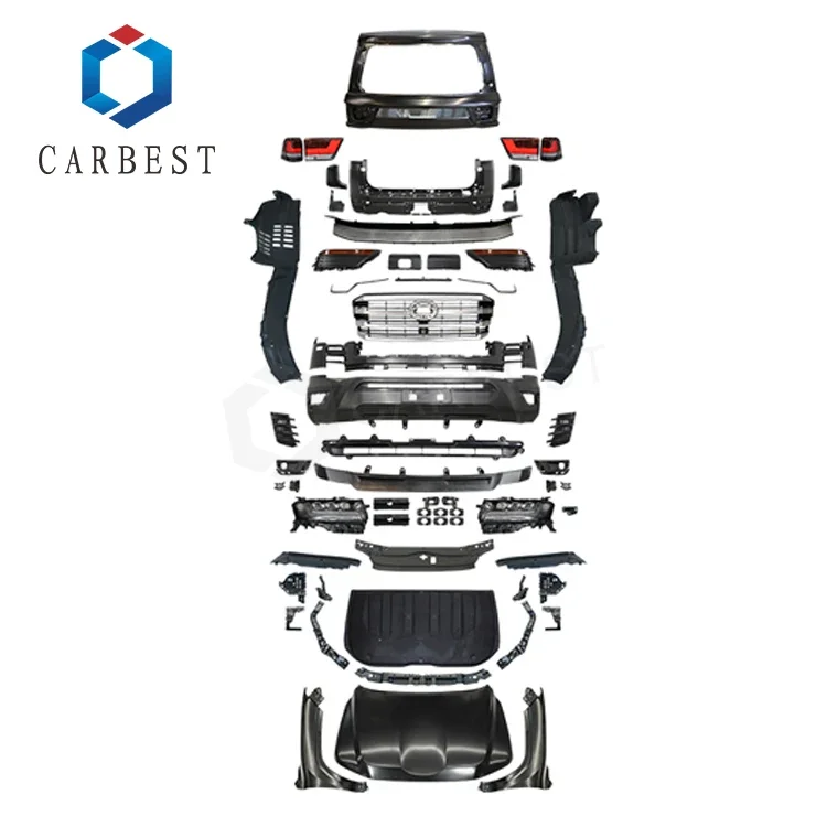 CARBEST New Design 2008-2021 Car Accessory Upgrade LC200 Body Kit For Toyota Land Cruiser 200 To LC300 2022