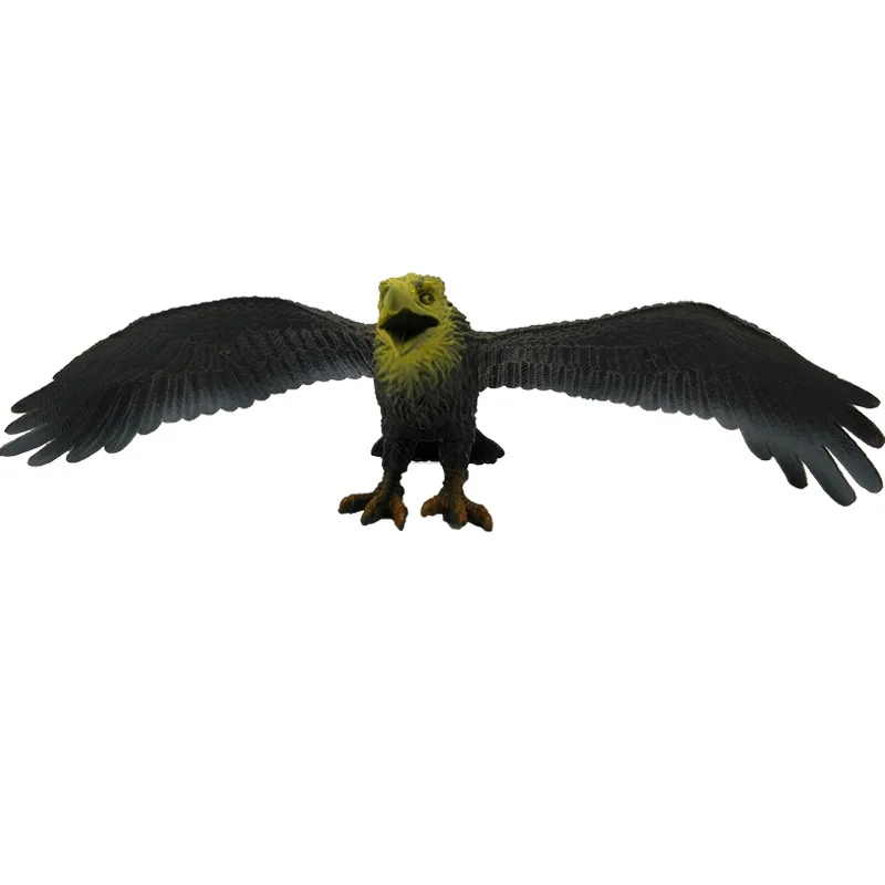 Simulation Eagle PVC Forest Animal Bionic Toys Big Bird Plastic Model Decoration Props Prank Baby Funny Gift  Children\'s Toys