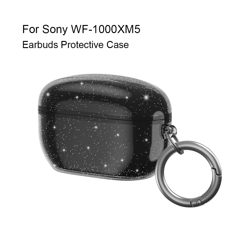 

Suitable for Sony WF-1000XM5 Protective Case TPU Earbuds Case Split Transparency Case with Buckle