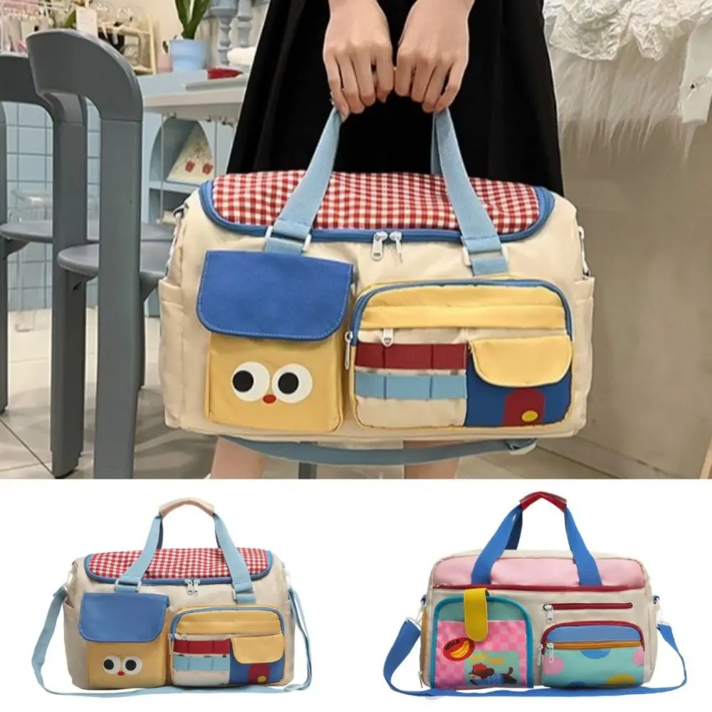 

New Oxford Cloth Travel Duffle Bag Lightweight Large Capacity Maternity Handbag Cute Design Carry On Bag for Weekend Trip