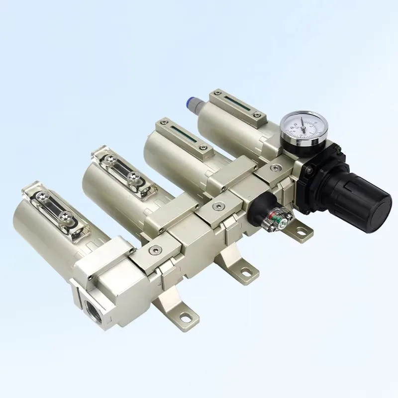 

Best-Selling 0.01um Filtration Compressed Air Source Treatment 3/4 Units Air Purifier with Hepa Filters Pneumatic Parts