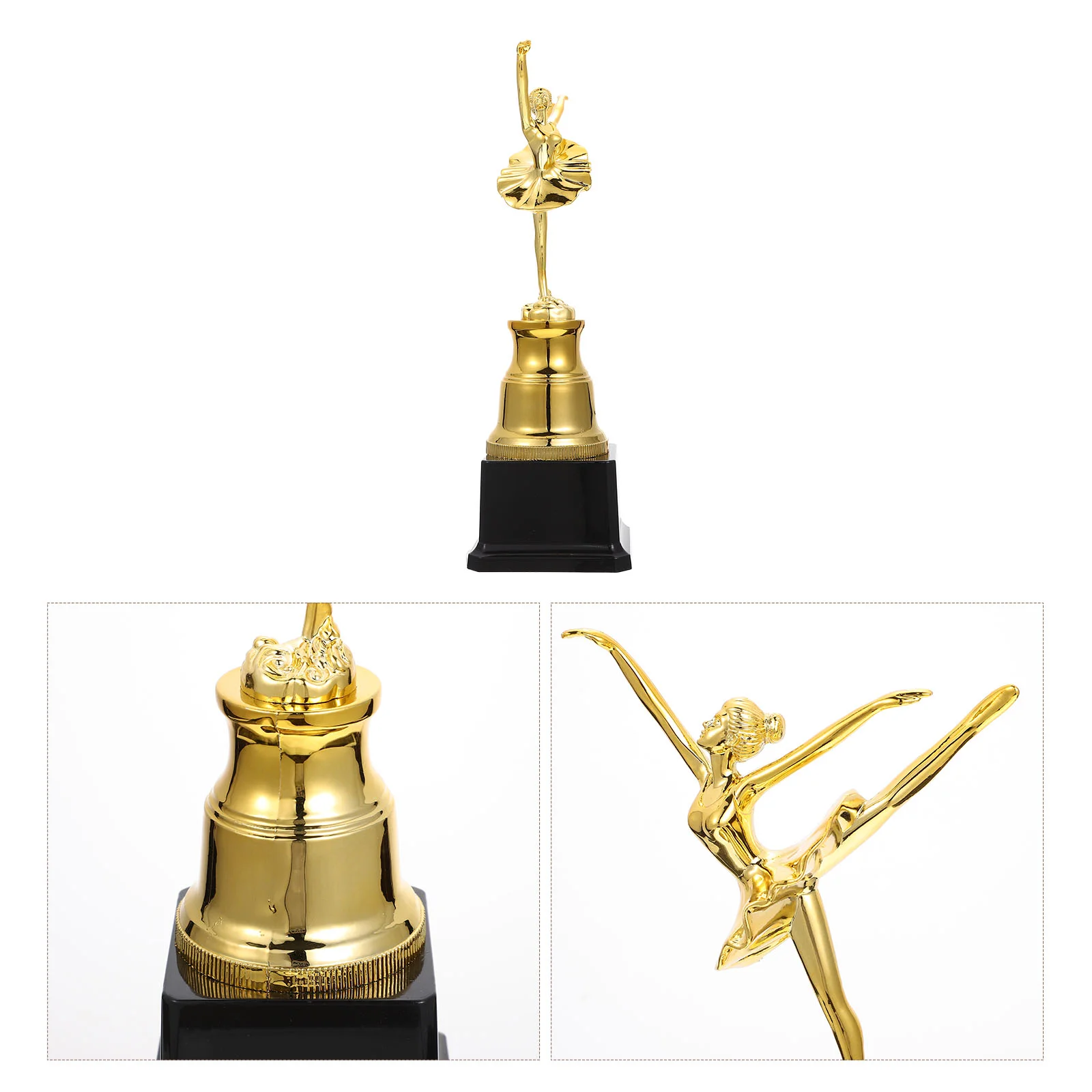 Dance Trophy Trophies for Kids Woman Kindergarten Graduation Gifts Ballet Golden Female Child