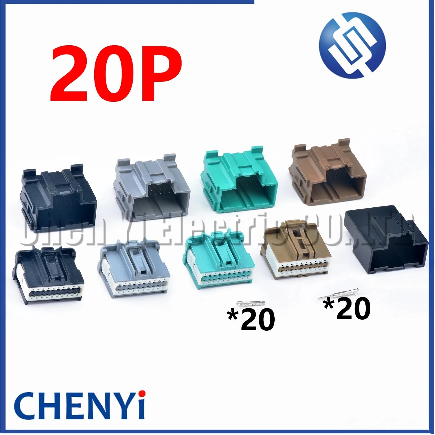 20-poliger Kfz-Audio-Verstärker-Modul-Anschluss, Kabelbaumstecker für Leiterplatten 314101200   7116-4416-02 34729-0200 Für Ford Focus