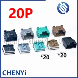 20 Pin Automotive Audio amplifier module connector PCB board harness plug 314101200 7116-4416-02 34729-0200 For Ford Focus